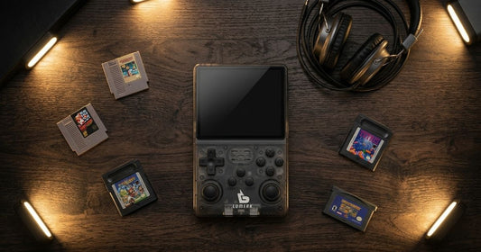 R40S Pro best emulators list - R40S Pro retro gaming handheld console by Lumerk